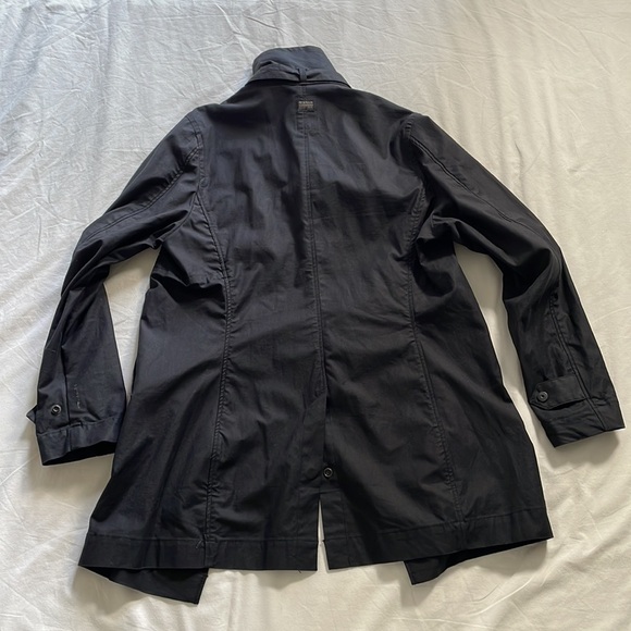 G-Star - Men’s Lightweight Black Trench, Size Small - Picture 7 of 8